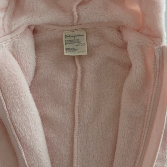 3-6M (12-17lbs) First Impressions Zip Up Soft Velvet One Piece Suit - Picture 2 of 5